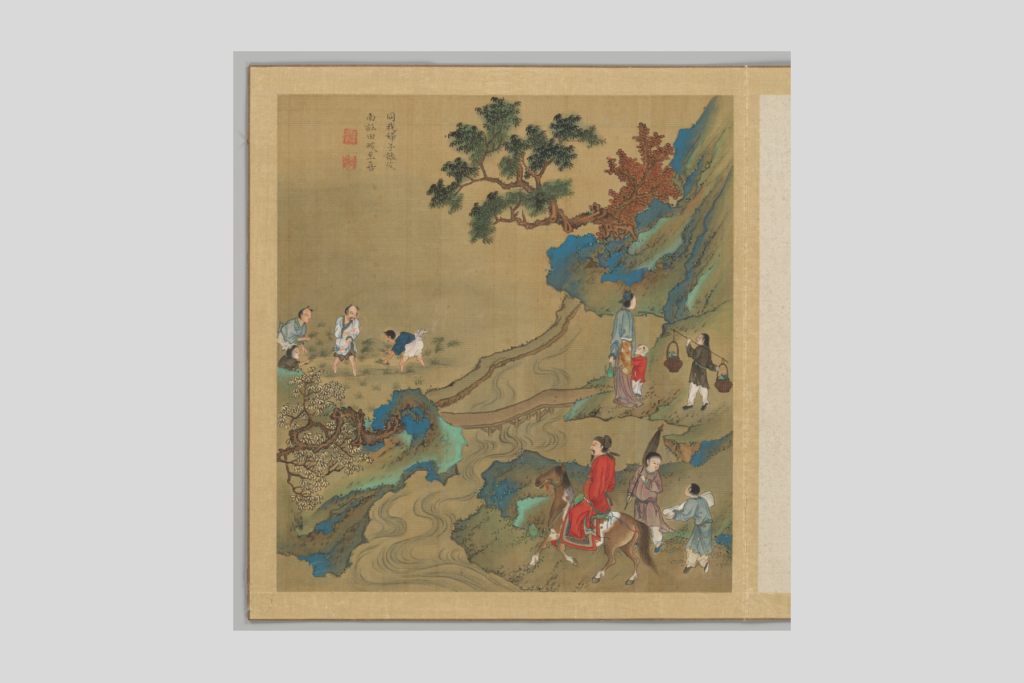 龍文堂 スタンツァイテン 山水画
