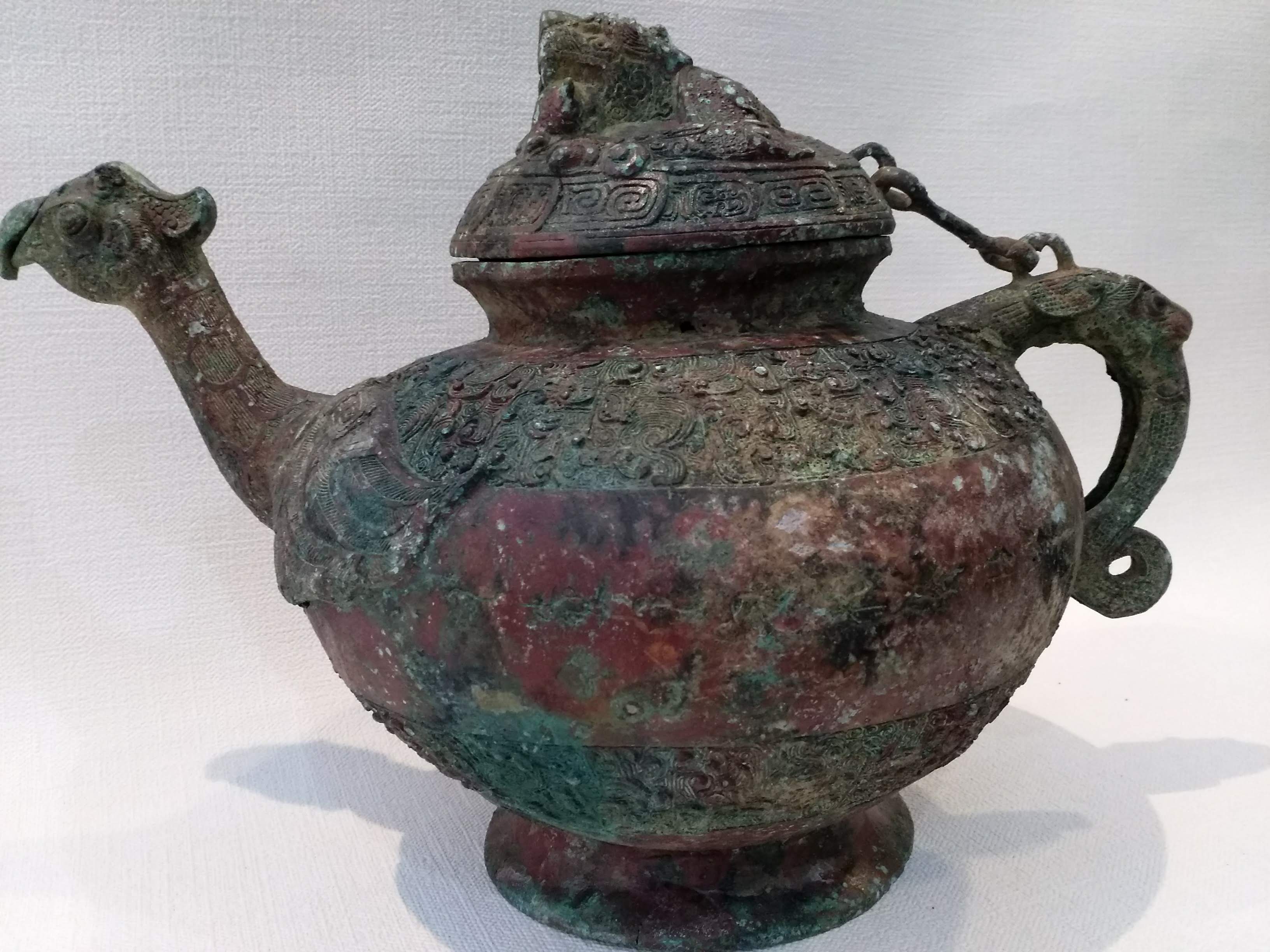 中国古代の青銅器「盉（カ）」