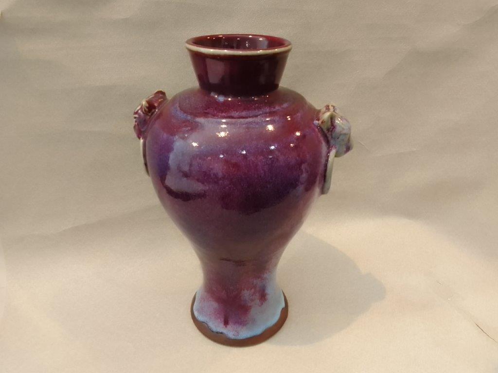 釣窯釉　均窯花瓶