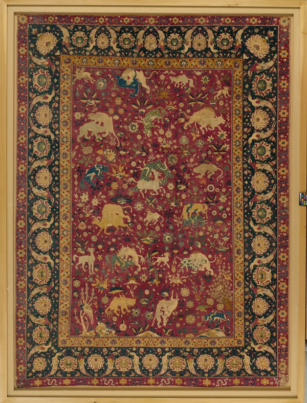 クリアランスセール】ペルシャ絨毯 95cm×72cm No. 託し 254-107