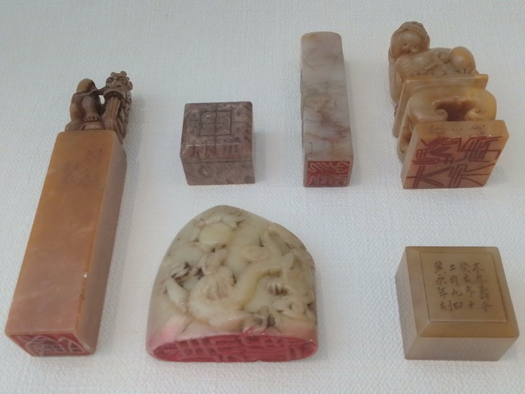 中国陶磁器 寿山石 獅子 石玉他