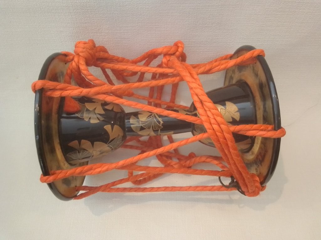 和楽器 鼓 蒔絵雅楽