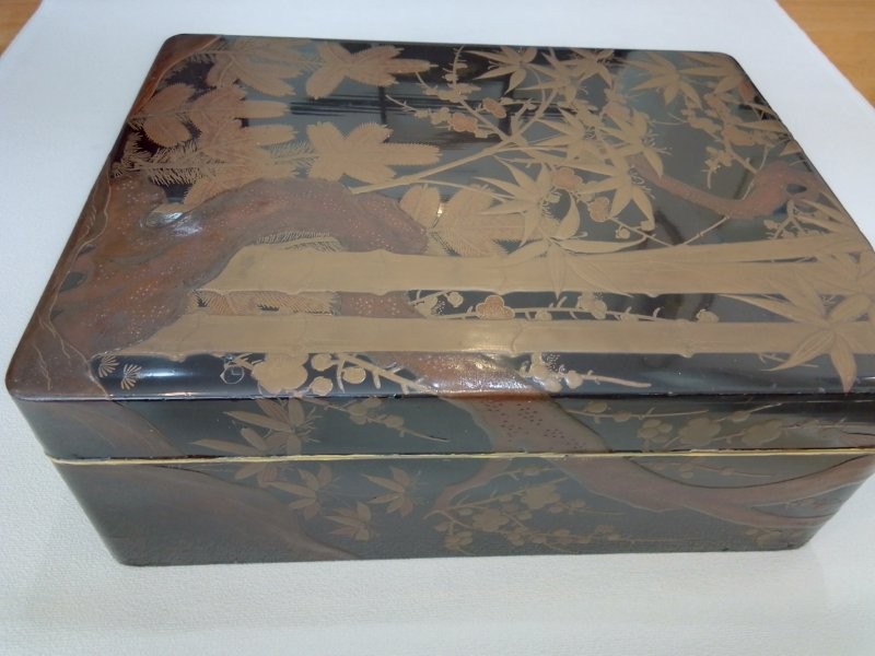 工芸品　蒔絵文箱
