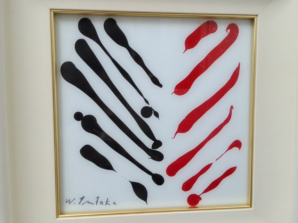 現代アート　コンテンポラリー　津高和一　ガラス絵