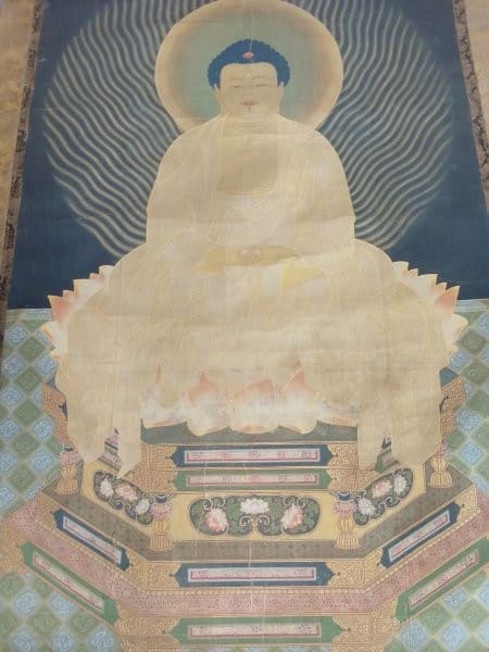 掛軸／仏画阿弥陀如来座像掛軸